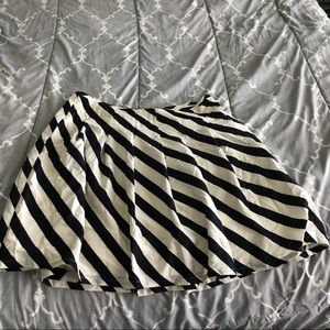 Nazy blue and white Skirt (asymmetrical)